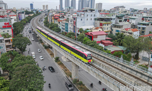Hiệu suất chạy thử tuyến metro Nhổn-Ga Hà Nội đạt 100% trong ngày đầu tiên