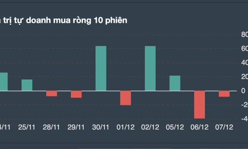 Tự doanh lại xả ròng, tập trung bán NVL và VPB