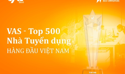 VAS Group được vinh danh trong Top 500 Nhà Tuyển dụng Hàng đầu Việt Nam