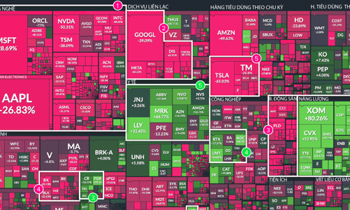 Chứng khoán Mỹ năm 2022: Lĩnh vực nào tăng trưởng tốt và kém nhất?