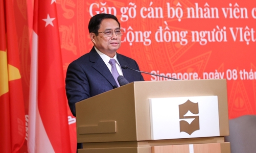 Thủ tướng mong cộng đồng người Việt tại Singapore đóng góp nhiều hơn cho đất nước