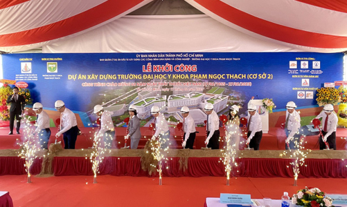 TP.HCM khởi công xây dựng trường đại học Y khoa Phạm Ngọc Thạch cơ sở II