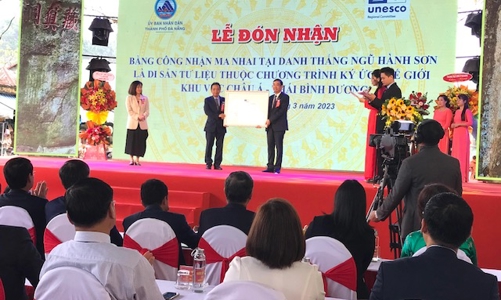 Đà Nẵng đón nhận di sản thế giới Ma nhai