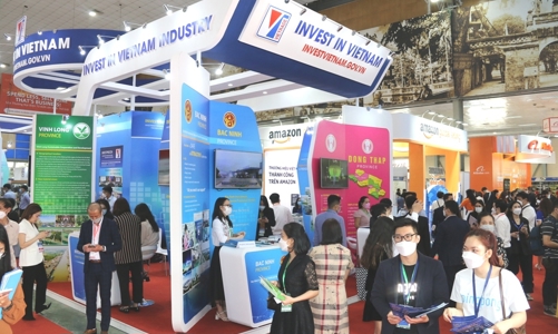Hội chợ Vietnam Expo lần thứ 32 được tổ chức từ ngày 5-8/4