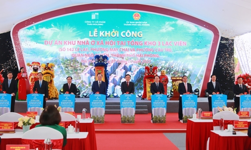 Hải Phòng khởi công dự án khu nhà ở xã hội gần 4.900 tỷ đồng