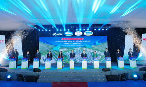 Bắt tay doanh nghiệp Nhật, Vinamilk khởi công tổ hợp chăn nuôi, chế biến bò thịt 500 triệu USD