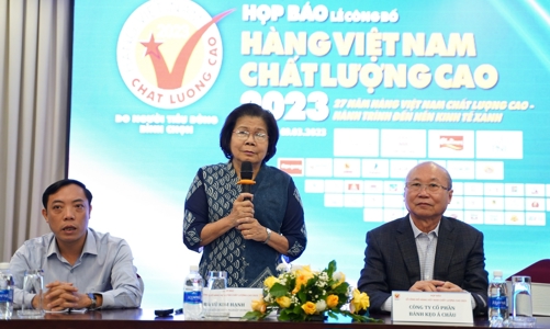 Hơn 500 doanh nghiệp đạt danh hiệu hàng Việt Nam chất lượng cao năm 2023