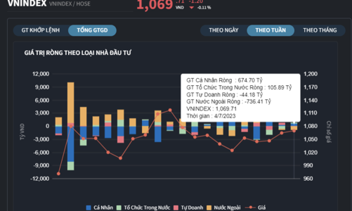 Khối ngoại xả ròng hơn 700 tỷ đồng trong tuần, cá nhân tung tiền gom