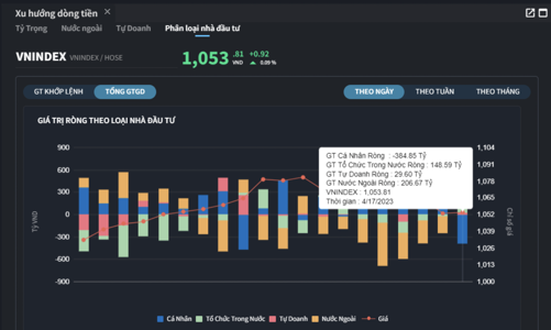 Nhà đầu tư cá nhân xả mạnh, khối ngoại gom ròng