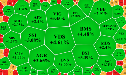Đón kết quả kinh doanh, cổ phiếu chứng khoán tăng mạnh