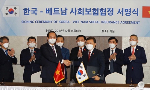 Phê duyệt hiệp định giữa Việt Nam và Hàn Quốc về bảo hiểm xã hội