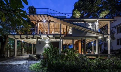 Căn nhà nổi tránh ngập đẹp như resort ở Thủ Đức