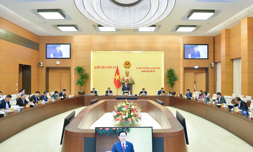Thường vụ Quốc hội họp cho ý kiến về nhiều nội dung quan trọng