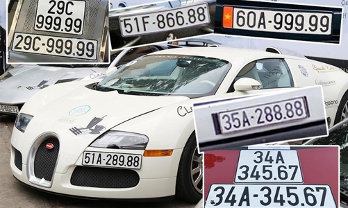 Lý do Bộ trưởng Công an sẽ quyết định số lượng biển số xe đấu giá