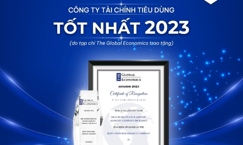 Mcredit tiếp tục nhận giải thưởng 