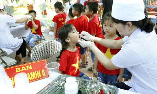 Từ ngày 1/6, bắt đầu Chiến dịch bổ sung vitamin A cho trẻ em trên toàn quốc 