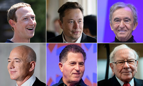 31 tỷ phú có tài sản nhiều hơn tiền mặt của Bộ Tài chính Mỹ