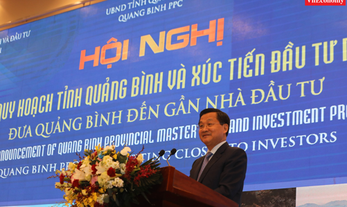 Phó Thủ tướng Lê Minh Khái: Quảng Bình lan tỏa tư duy phát triển, tầm nhìn và thu hút đầu tư tới nhà đầu tư trong và ngoài nước