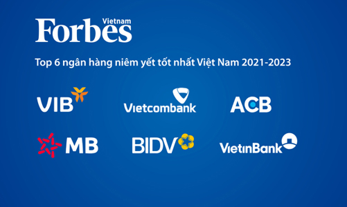 Forbes: 6 ngân hàng niêm yết tốt nhất Việt Nam 3 năm liền là ai?