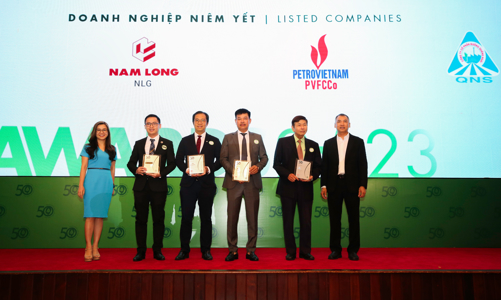 Nam Long được vinh danh Top 50 doanh nghiệp phát triển bền vững tiêu biểu Việt Nam 2023