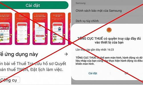 Cài đặt ứng dụng giả mạo, mất tiền tỷ trong ngân hàng