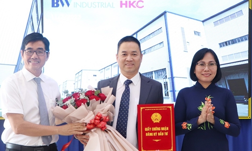 Trao mới giấy phép 2 dự án FDI, Đồng Nai thu hút thêm 30 triệu USD đăng ký đầu tư