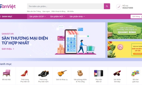 Xây dựng sàn thương mại điện tử hợp nhất 63 tỉnh, thành 