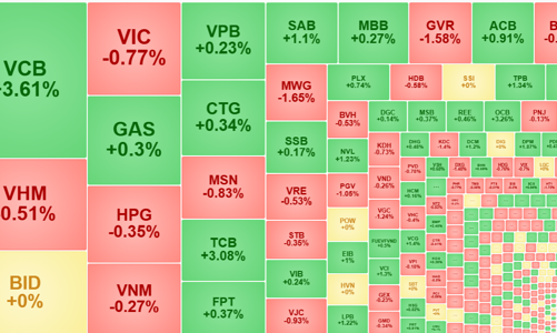 Cổ phiếu ngân hàng “kéo” VN-Index leo dốc