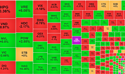 Rung lắc mạnh, cổ phiếu blue-chips có tín hiệu “đuối”