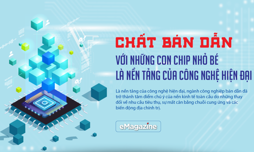 Chất bán dẫn: với những con chip nhỏ bé là nền tảng của công nghệ hiện đại 