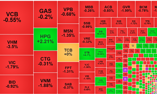 Đổi trụ bất thành, VN-Index quay đầu giảm