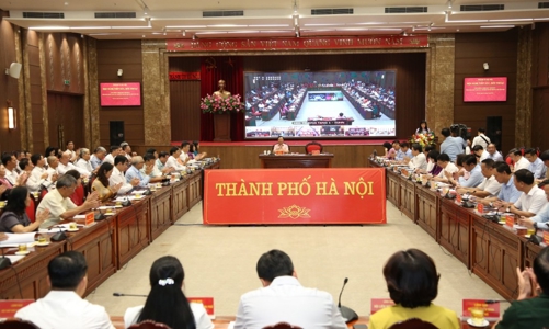 Bí thư Thành ủy Hà Nội Đinh Tiến Dũng đối thoại những vấn đề “nóng” của Hà Nội