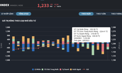 Tự doanh xả lớn, khối ngoại và cá nhân tranh thủ nhặt hàng 