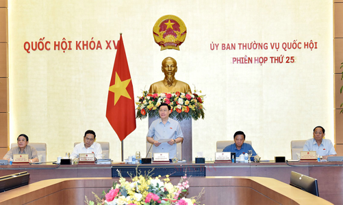 Khai mạc Phiên họp thứ 25 Ủy ban Thường vụ Quốc hội
