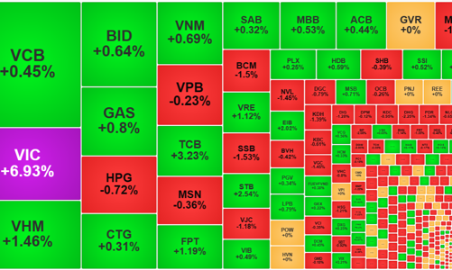 VIC chiếm hơn một nửa mức tăng của VN-Index