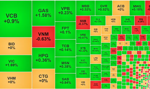 Vốn ngoại mua mạnh VIC, loạt blue-chips kéo thị trường phục hồi