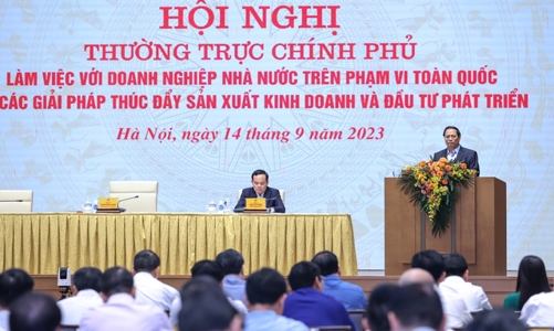 Thủ tướng chủ trì hội nghị làm việc với doanh nghiệp nhà nước