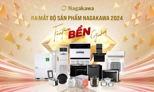 Ra mắt bộ sản phẩm Điện lạnh - Gia dụng - Thiết bị nhà bếp cao cấp Nagakawa 2024