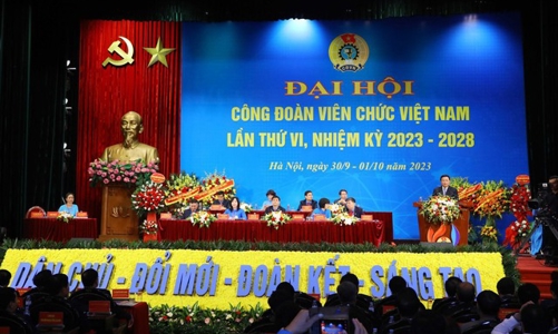 Đại hội Công đoàn Viên chức Việt Nam lần thứ VI đề ra 3 đột phá và 8 nhiệm vụ