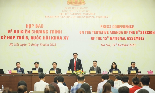 Kỳ họp thứ 6, Quốc hội khóa XV: Sẽ lấy phiếu tín nhiệm và xem xét thông qua 9 luật