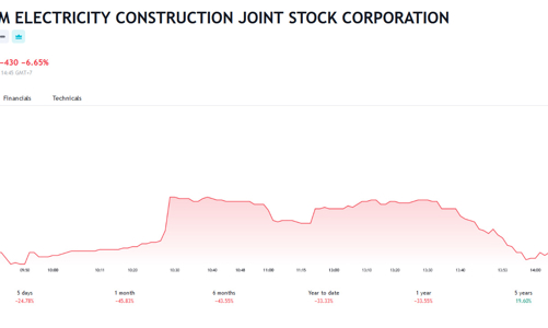 Lãnh đạo tiếp tục bị bán giải chấp, giá cổ phiếu VNE giảm sàn 12 phiên liên tiếp