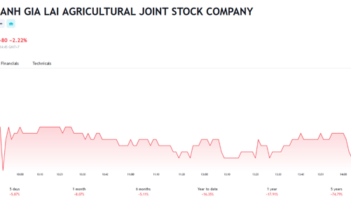 9 tháng, HNG lỗ hơn 446 tỷ đồng và lỗ 10 quý liên tiếp