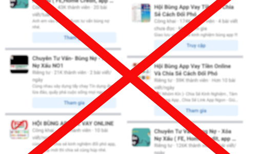 Ngăn chặn hàng chục hội nhóm hướng dẫn cách quịt nợ ngân hàng, tự tử trên Facebook