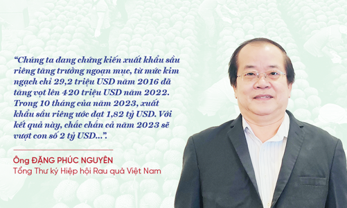 Xuất khẩu rau quả đã lập mốc kỷ lục mới 