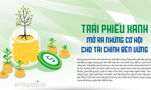 Trái phiếu xanh mở ra những cơ hội cho tài chính bền vững 