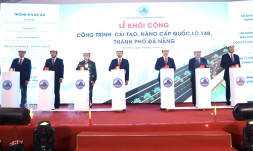 Đà Nẵng khởi công Dự án cải tạo, nâng cấp Quốc lộ 14B có tổng mức đầu tư hơn 788 tỷ đồng