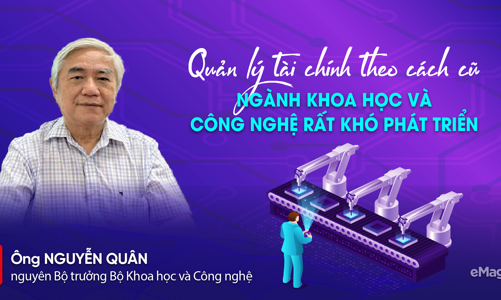 Quản lý tài chính theo cách cũ, ngành khoa học và công nghệ rất khó phát triển