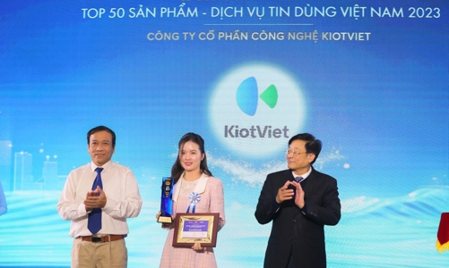 KiotViet xuất sắc lọt Top 50 Sản phẩm - Dịch vụ Tin Dùng Việt Nam 2023