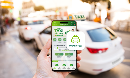 Đã có thể gọi VNPAY Taxi ngay trên app VCB Digibank của Vietcombank