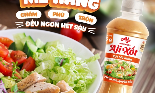 Món rau, món thịt đều ngon khó cưỡng với Xốt Mè Rang Aji-Xốt
